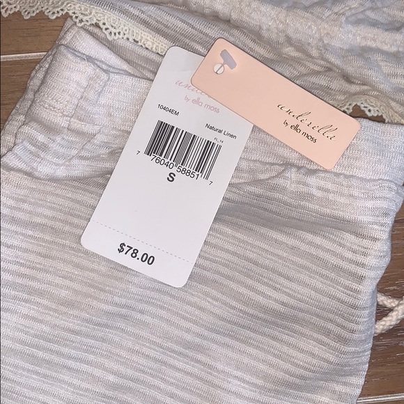 Ella Moss Skylar Linen Blend Lounge Set Small NWT - Picture 6 of 14